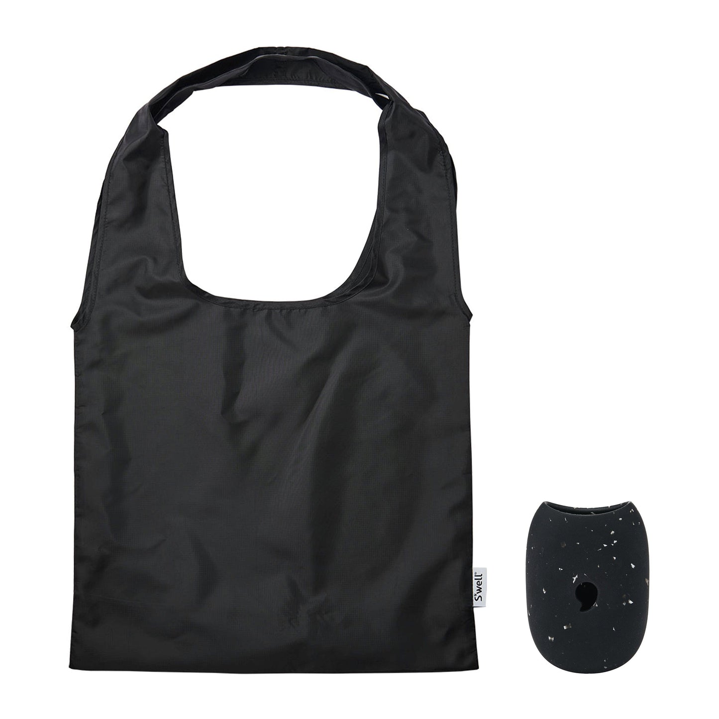 droplet-tote-o5 Swell-Droplet-Tote-Bag-Onyx-Black-Speckled-Front-With-Capsule.jpg