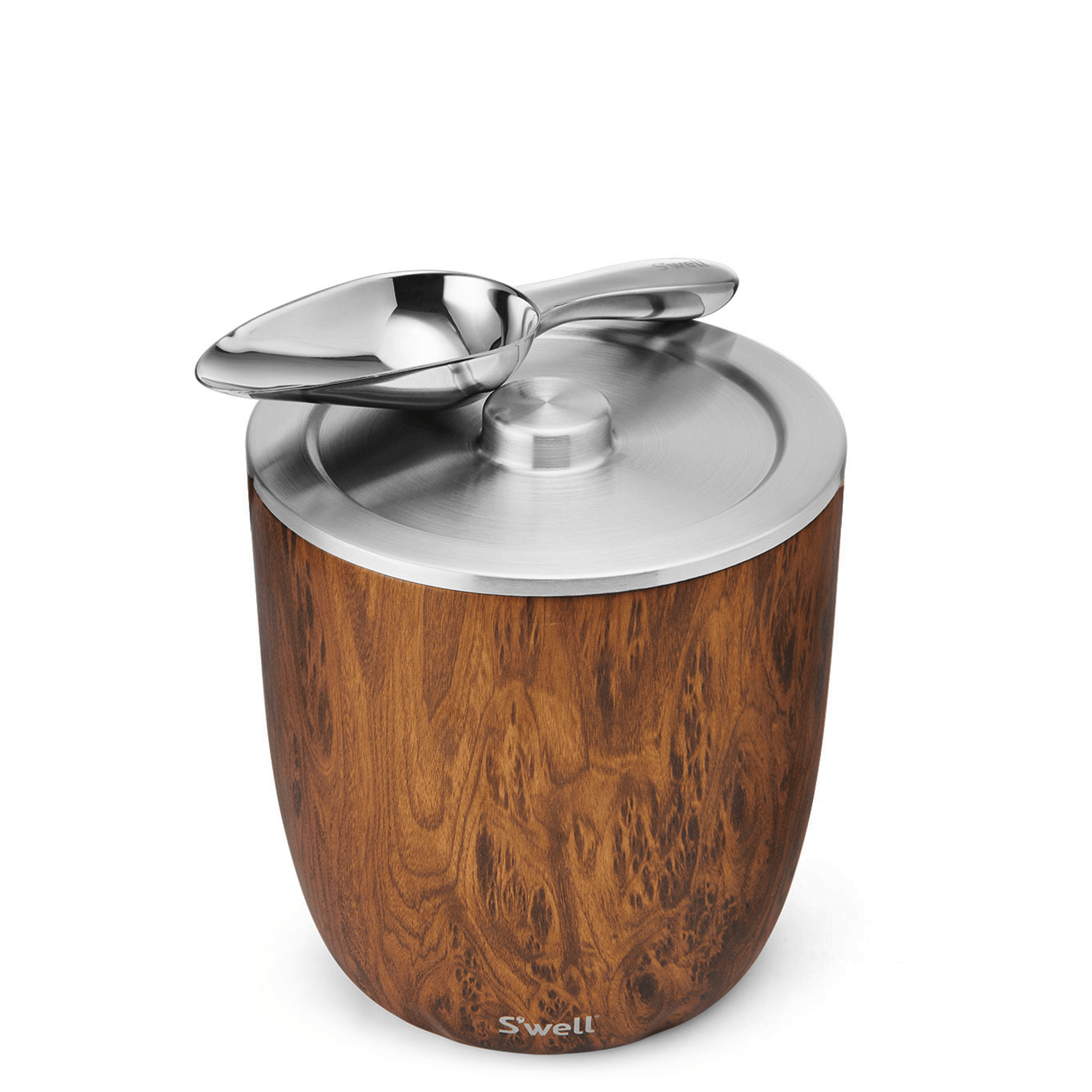ice-bucket-xl-i0 Swell-Ice-Bucket-XL-100oz-Wood-Print-Teakwood-Angled-Lid-On.png