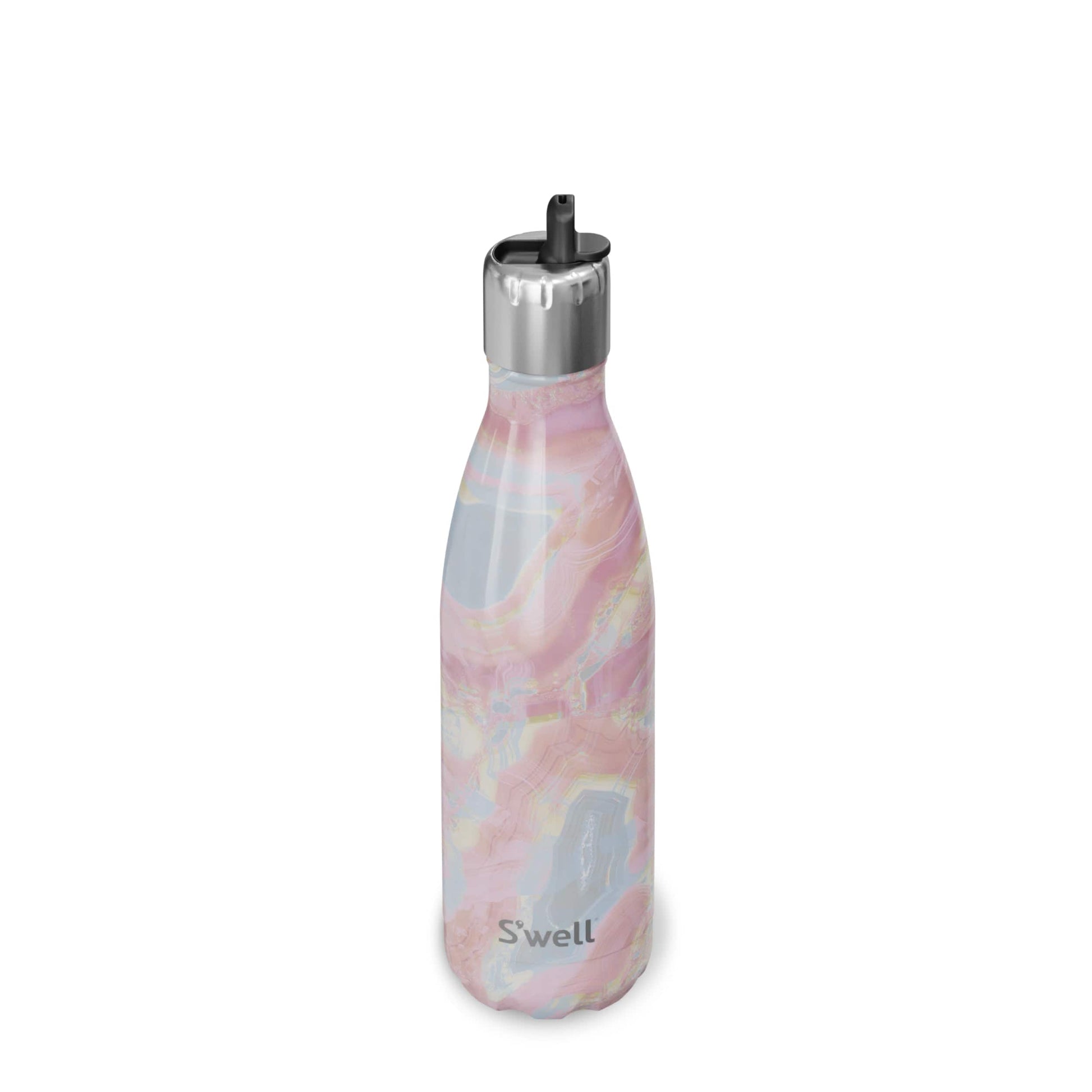 original-bottle-with-flip-straw-cap-17oz-v8 Swell-Water-Bottle-With-Straw-17oz-Pink-Geode-Rose-Straw-Up.jpg