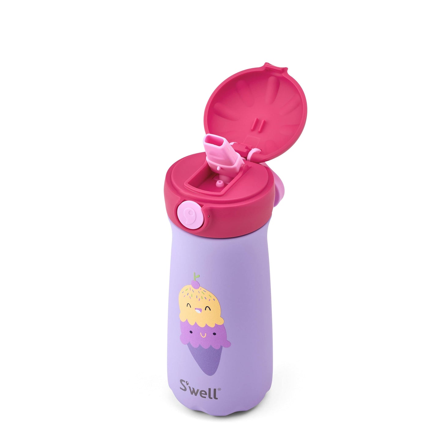 pop-top-traveler-14oz-y6 Swell14ozKidsPopTopTravelerHappyScoopsIceCreamFrontAngledTopOpen.jpg